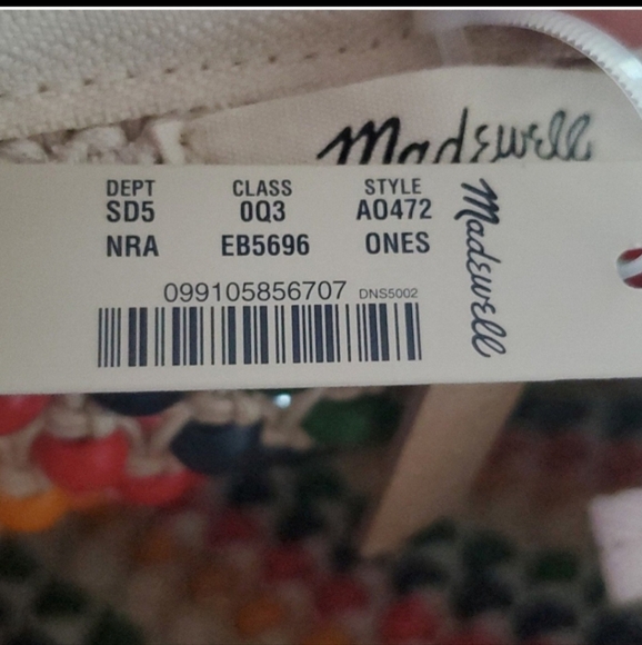 NWT Madewell Colorful Beaded Clutch - Picture 3 of 6